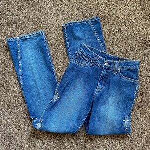 Vintage classic Lawman Western Rhinestone cutout jeans